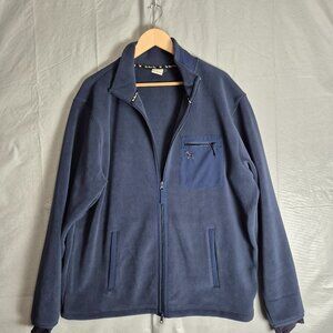 The Black Dog Sweatshirt Mens Size XL Blue Logo Quarter Zip Pullover Cotton NWOT